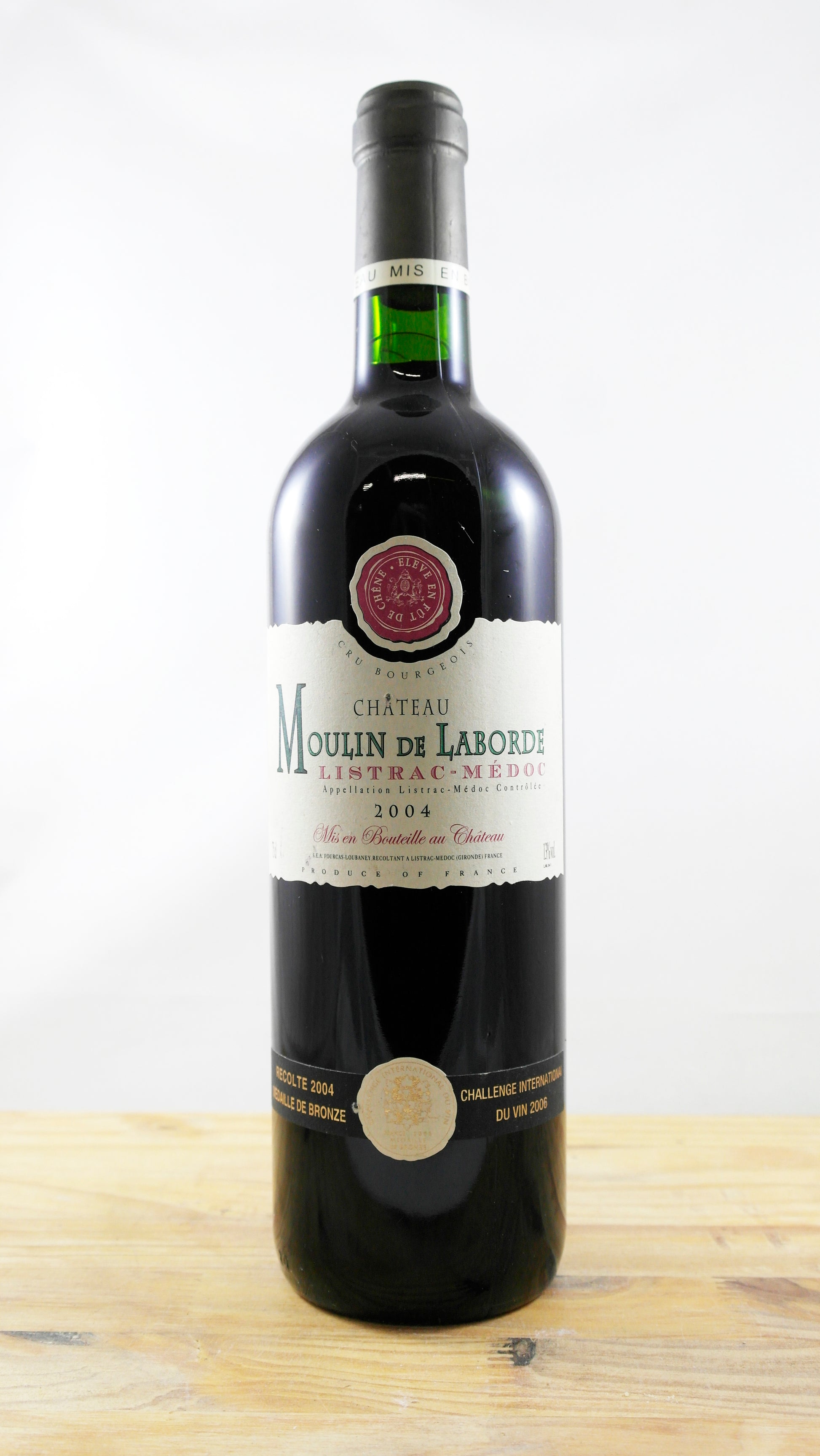 Vin Année 2004 Château Moulin de Laborde