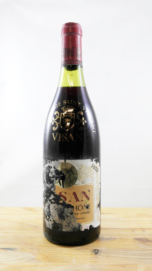 Vin Année 1978 Visan Confrérie Saint Vincent