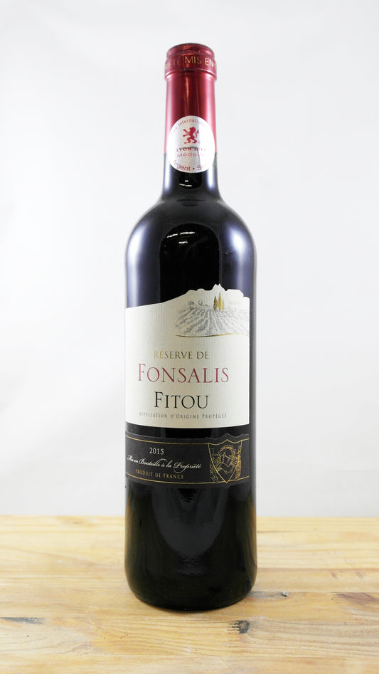 Vin Année 2015 Réserve de Fonsalis