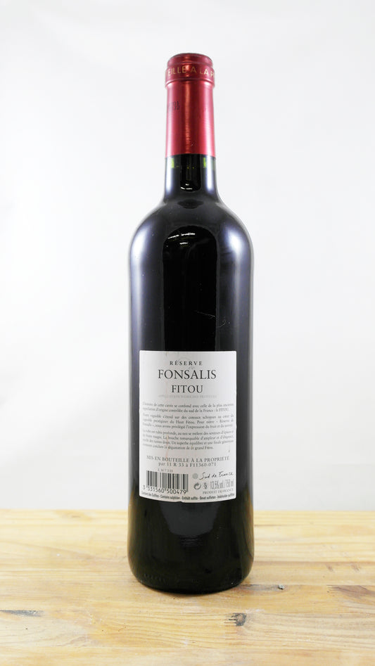 Vin Année 2015 Réserve de Fonsalis