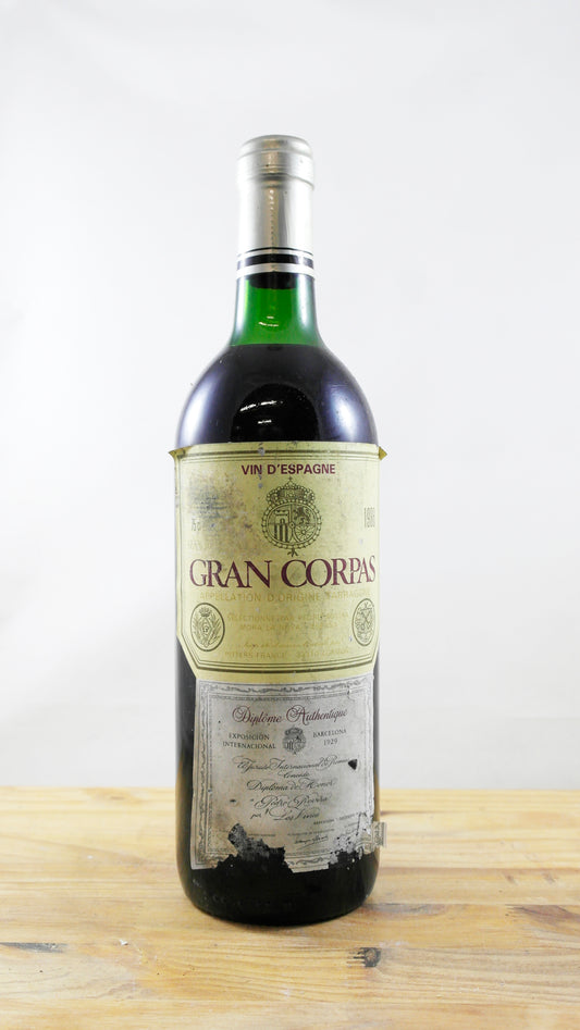 Vin Année 1986 Gran Corpas