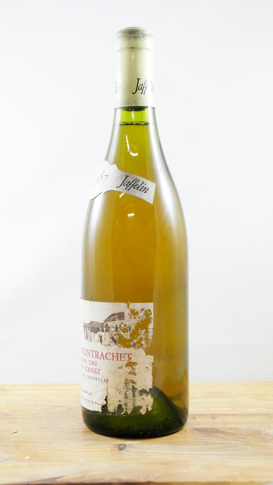 Vin Année 1987 Puligny-Montrachet Jaffelin