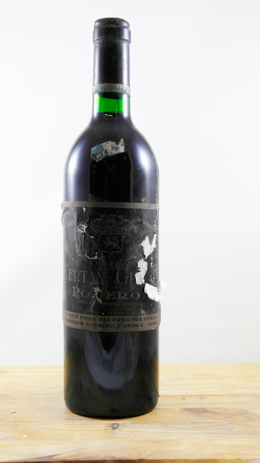 Vin Année 1987 Château Certan Giraud