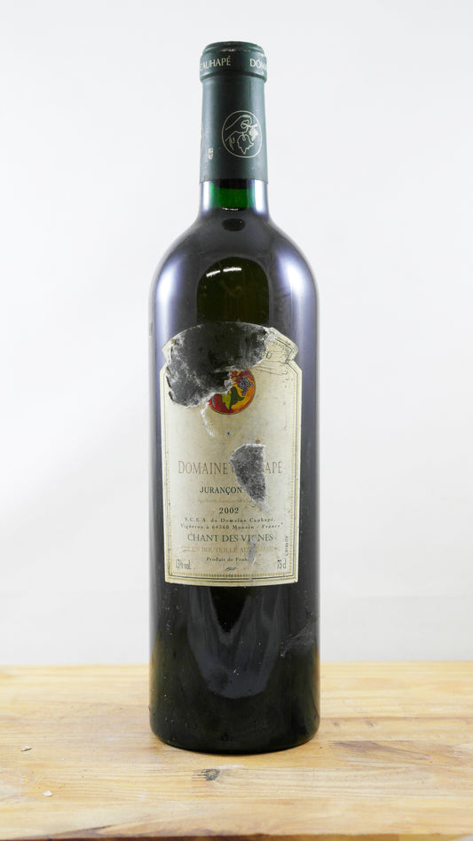 Vin Année 2002 Jurançon Domaine Cahaupé