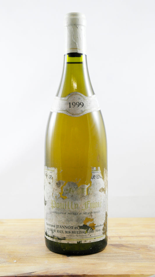 Vin Année 1999 Pouilly Fumé Bertrand Jeannot