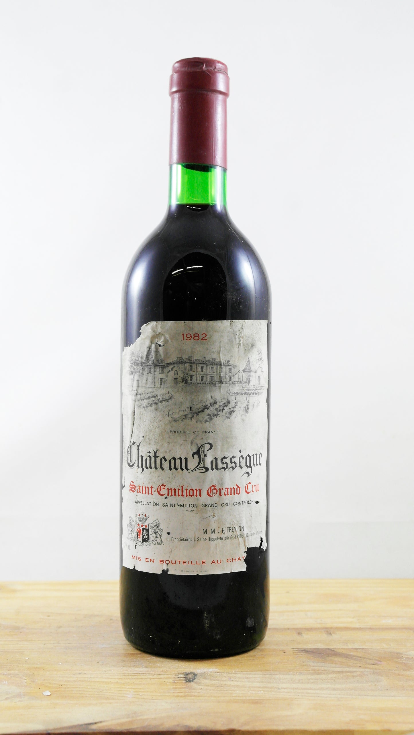 Vin Année 1982 Château Lassègue