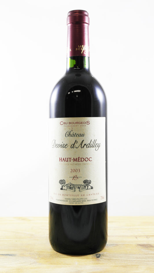 Château Devise d'Ardilley 2003