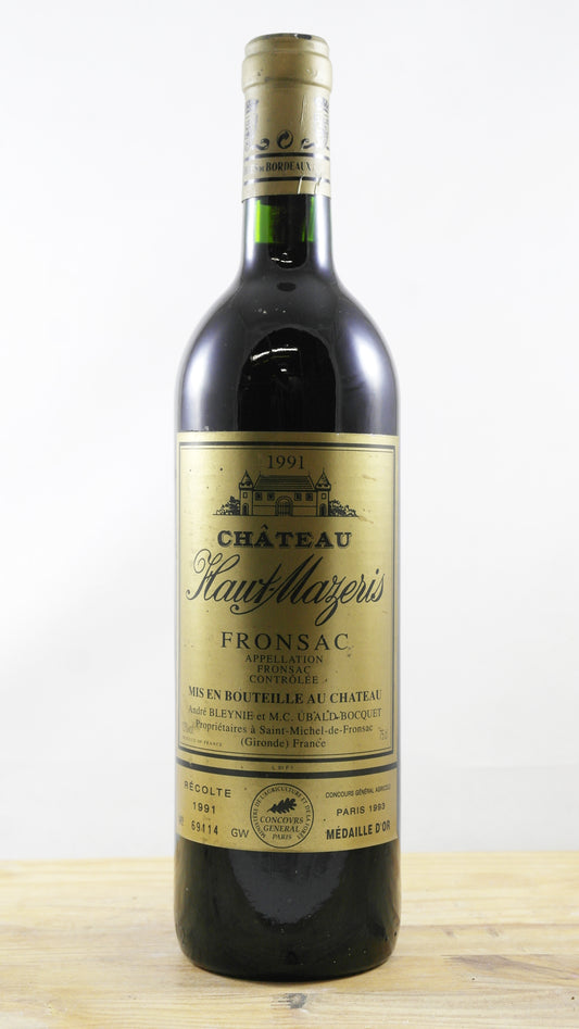 Château Haut-Mazeris 1991 ELA