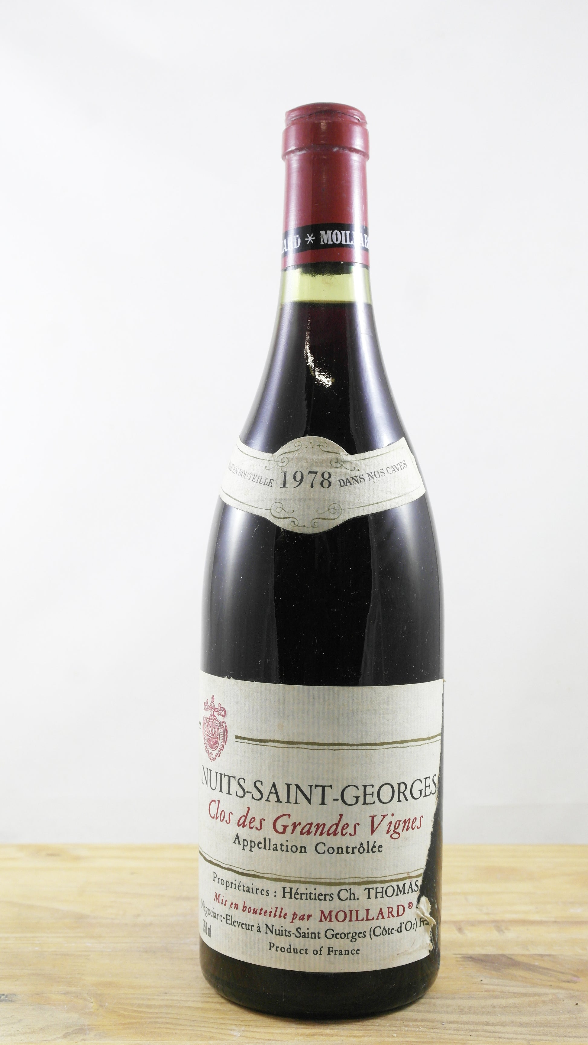 Nuits-Saint-Georges Clos des Grandes Vignes Moillard 1978