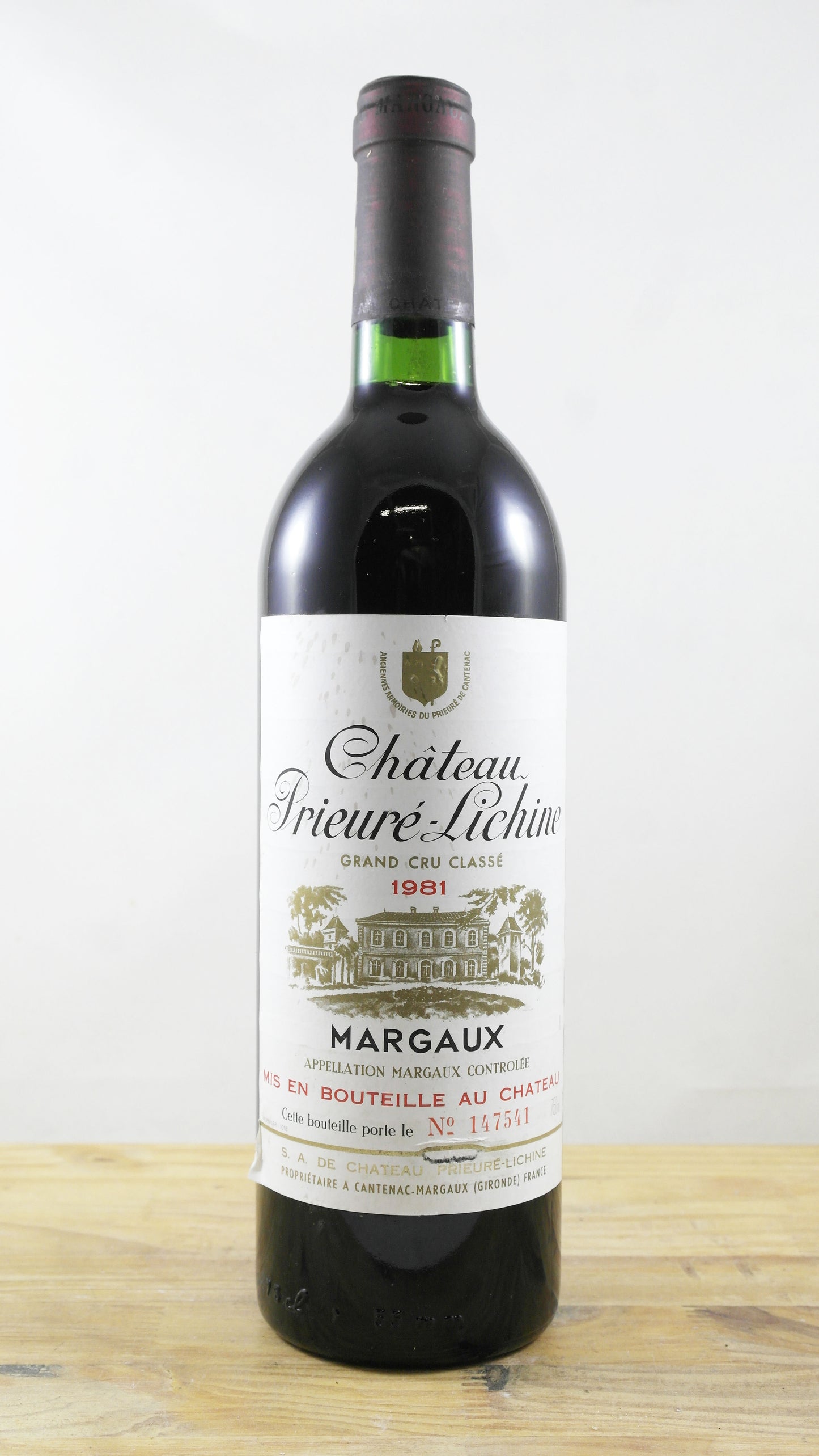 Château Prieuré-Lichine 1981 ET