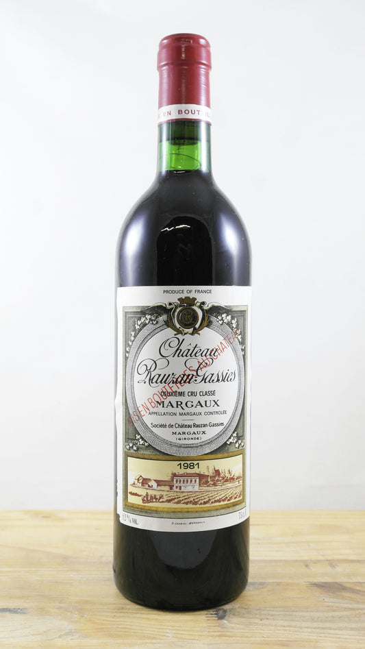 Château Rauzan-Gassies 1981