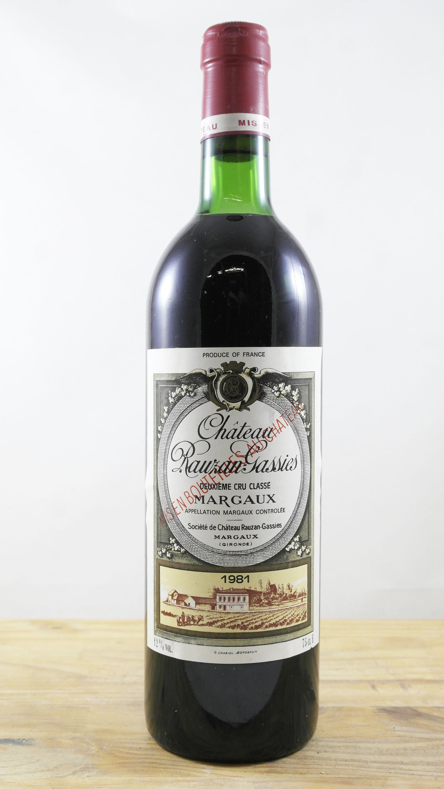 Château Rauzan-Gassies 1981 LB