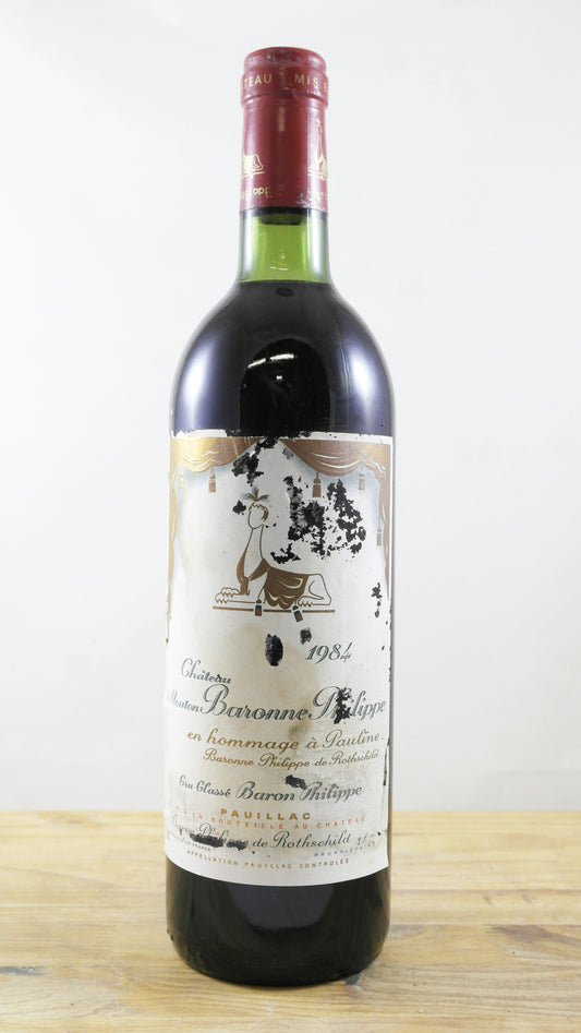 Château Mouton Baronne Philippe de Rothschild 1984 EA