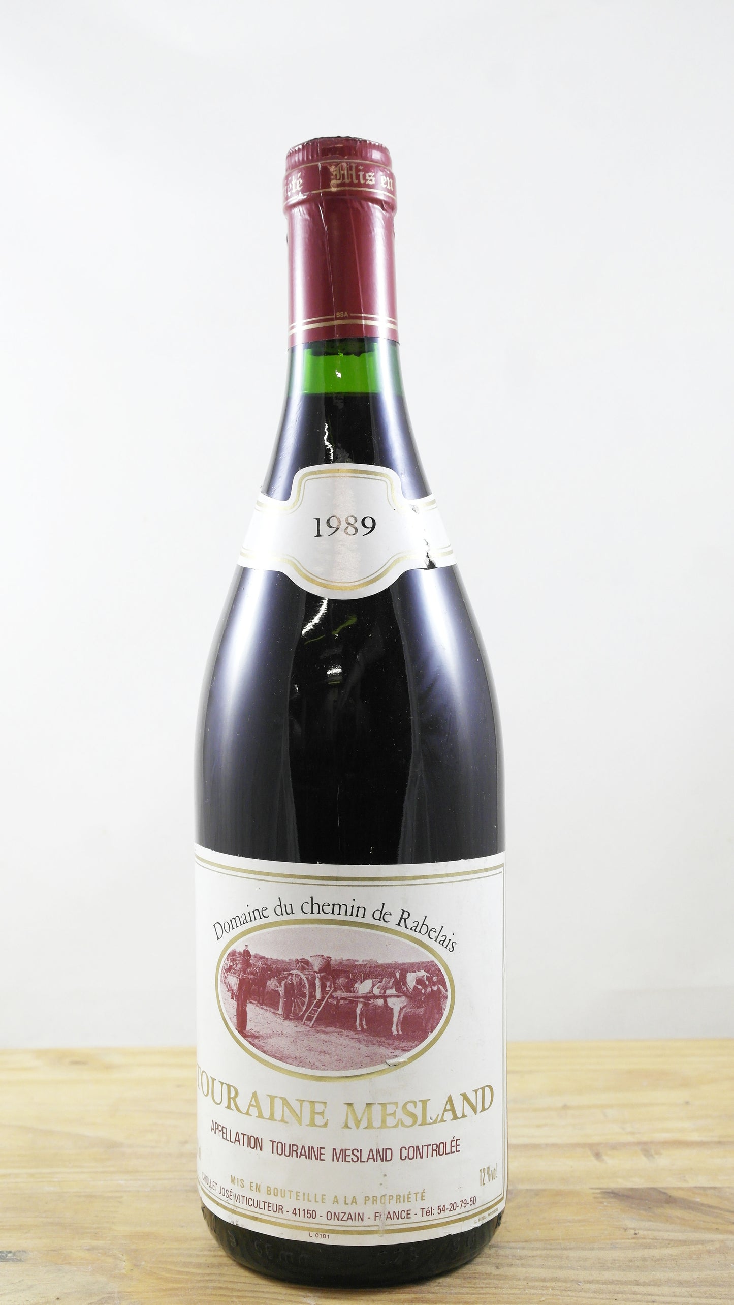Touraine Mesland Domaine du chemin de Rabelais 1989