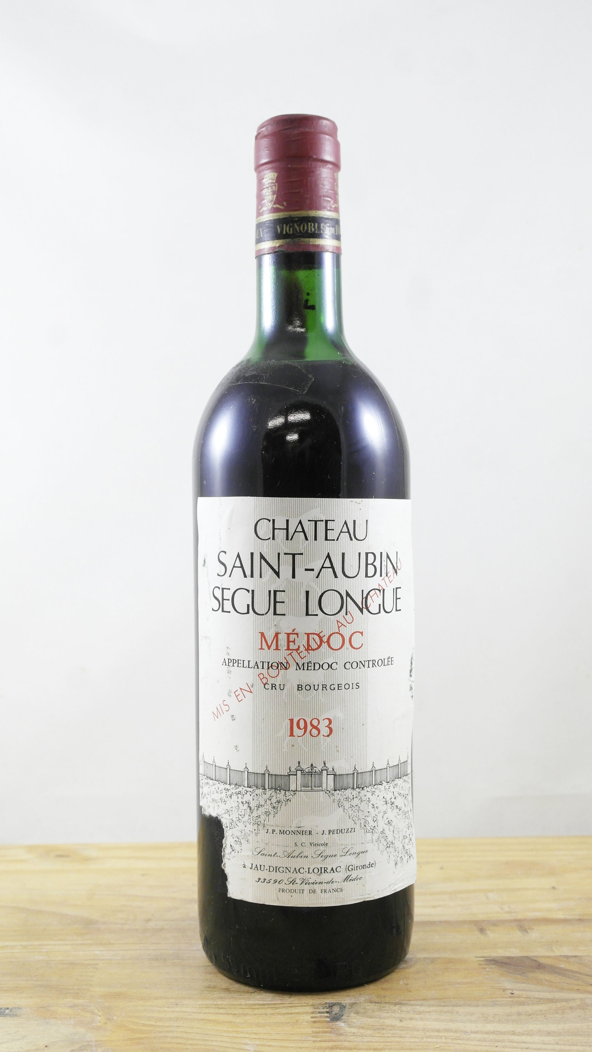 Château Saint-Aubin Segue Longue 1983