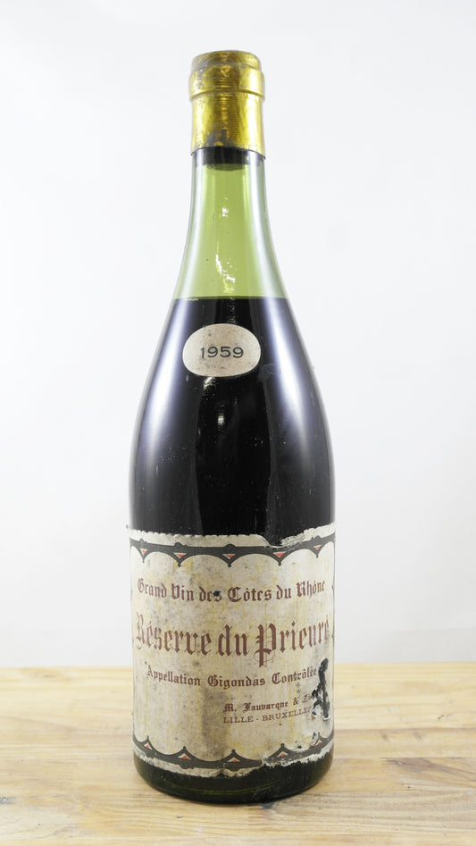 Grand Vin des Côtes du Rhône Réserve du Prieuré 1959