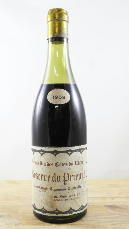 Grand Vin des Côtes du Rhône Réserve du Prieuré 1959 CS