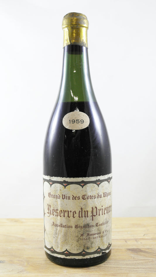 Grand Vin des Côtes du Rhône Réserve du Prieuré 1959 NB