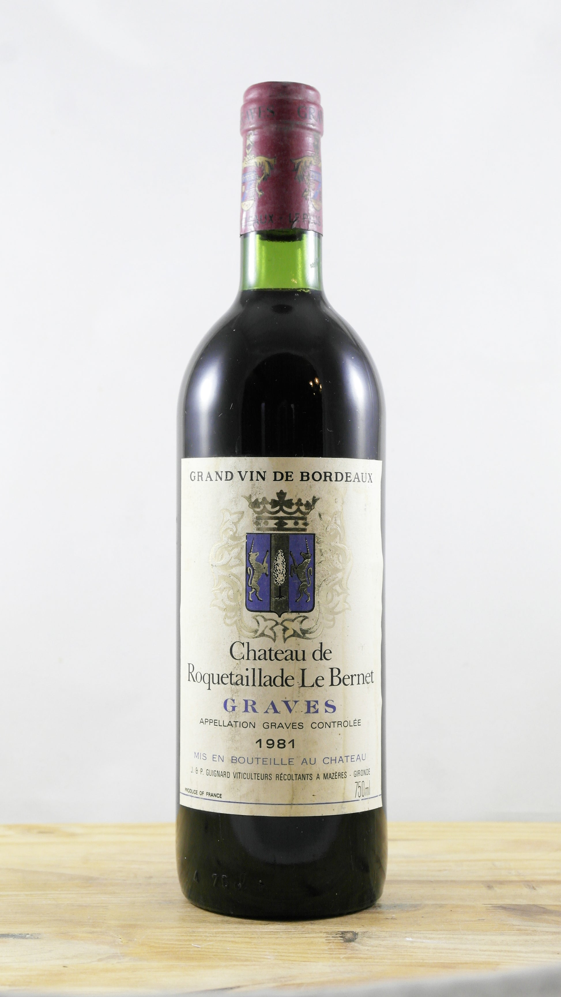 Château Roquetaillade Le Bernet 1981