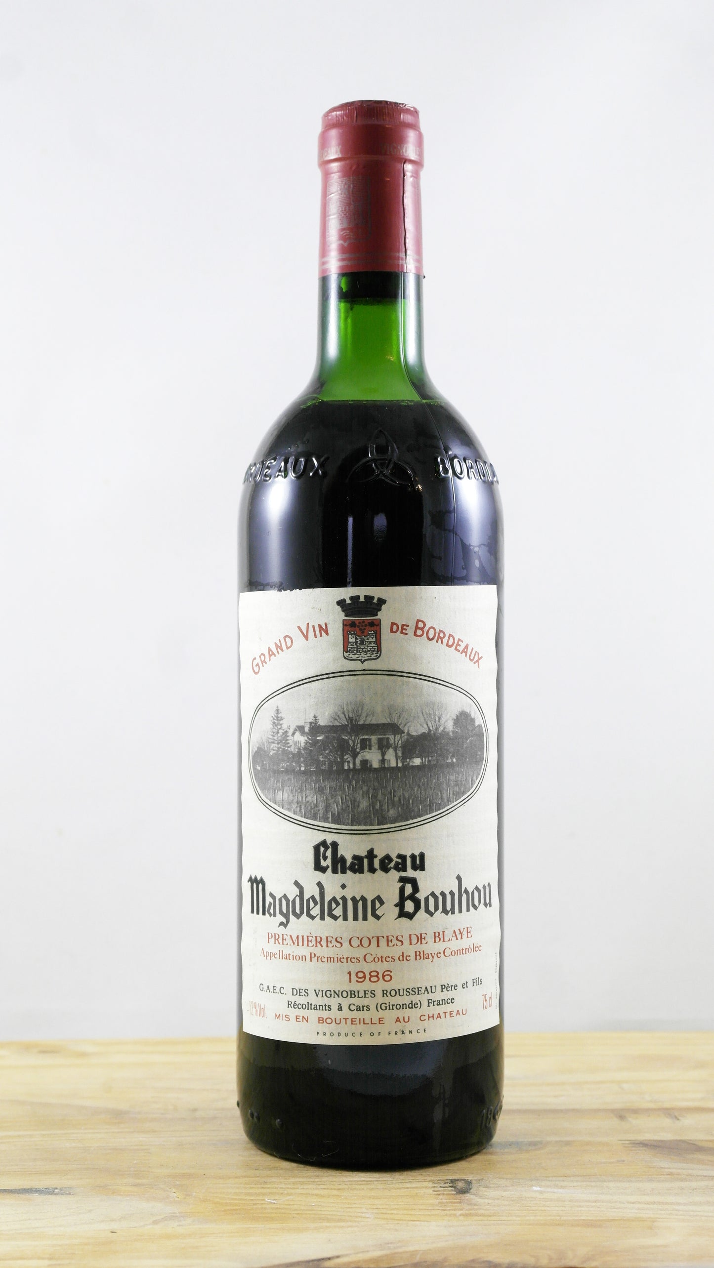 Château Magdelaine Bouhou 1986