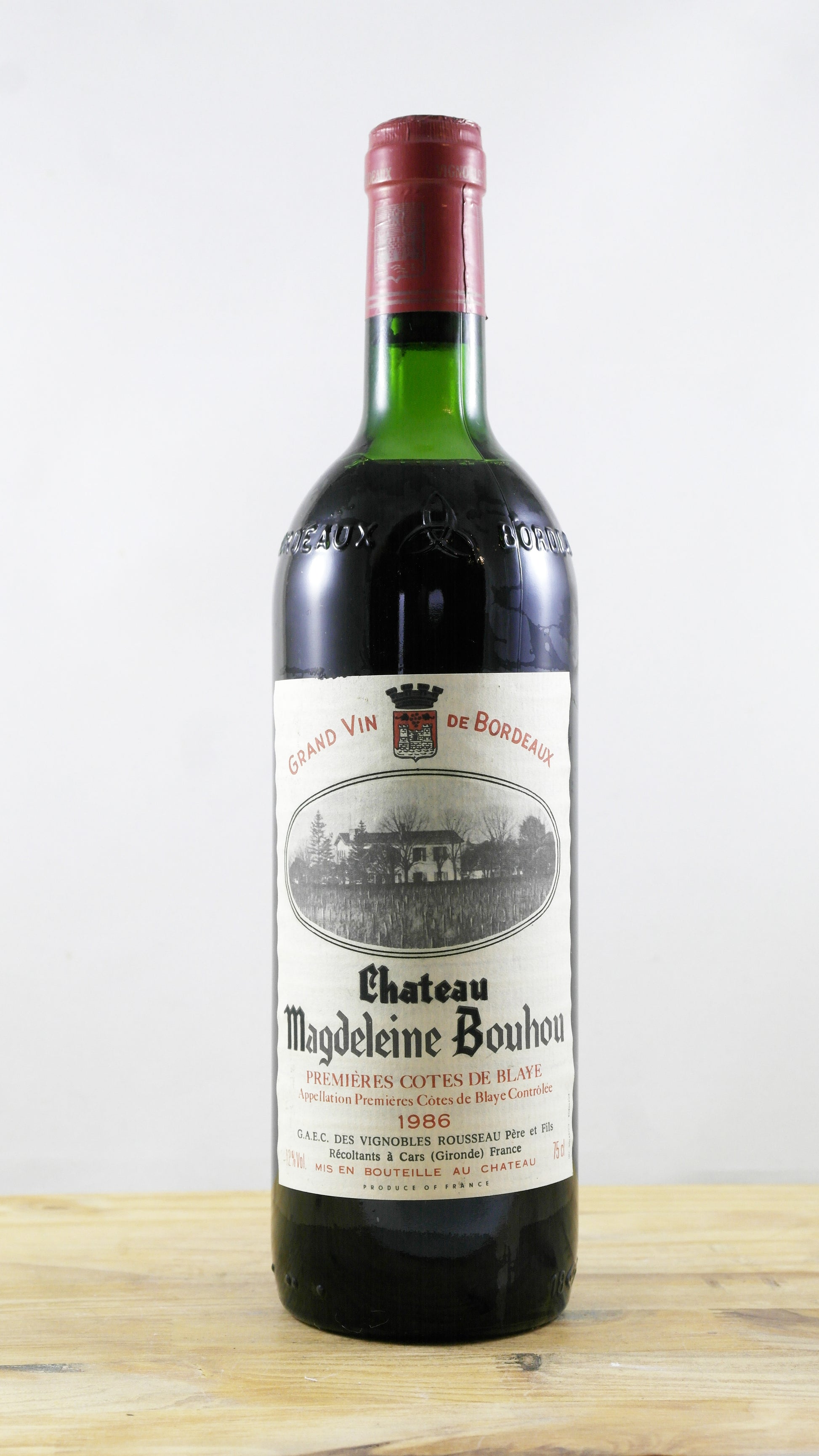Château Magdelaine Bouhou 1986