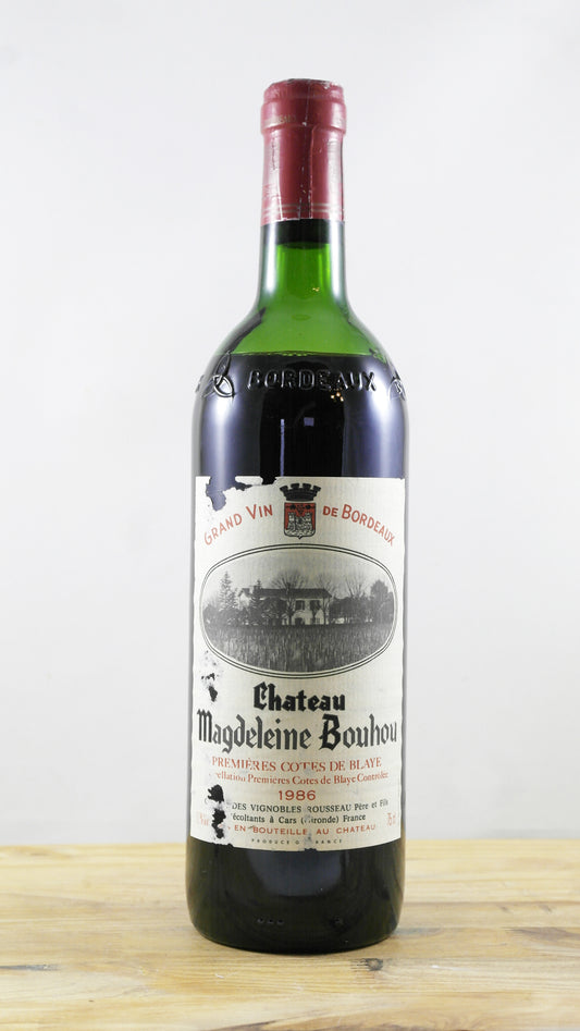Château Magdelaine Bouhou 1986 EA