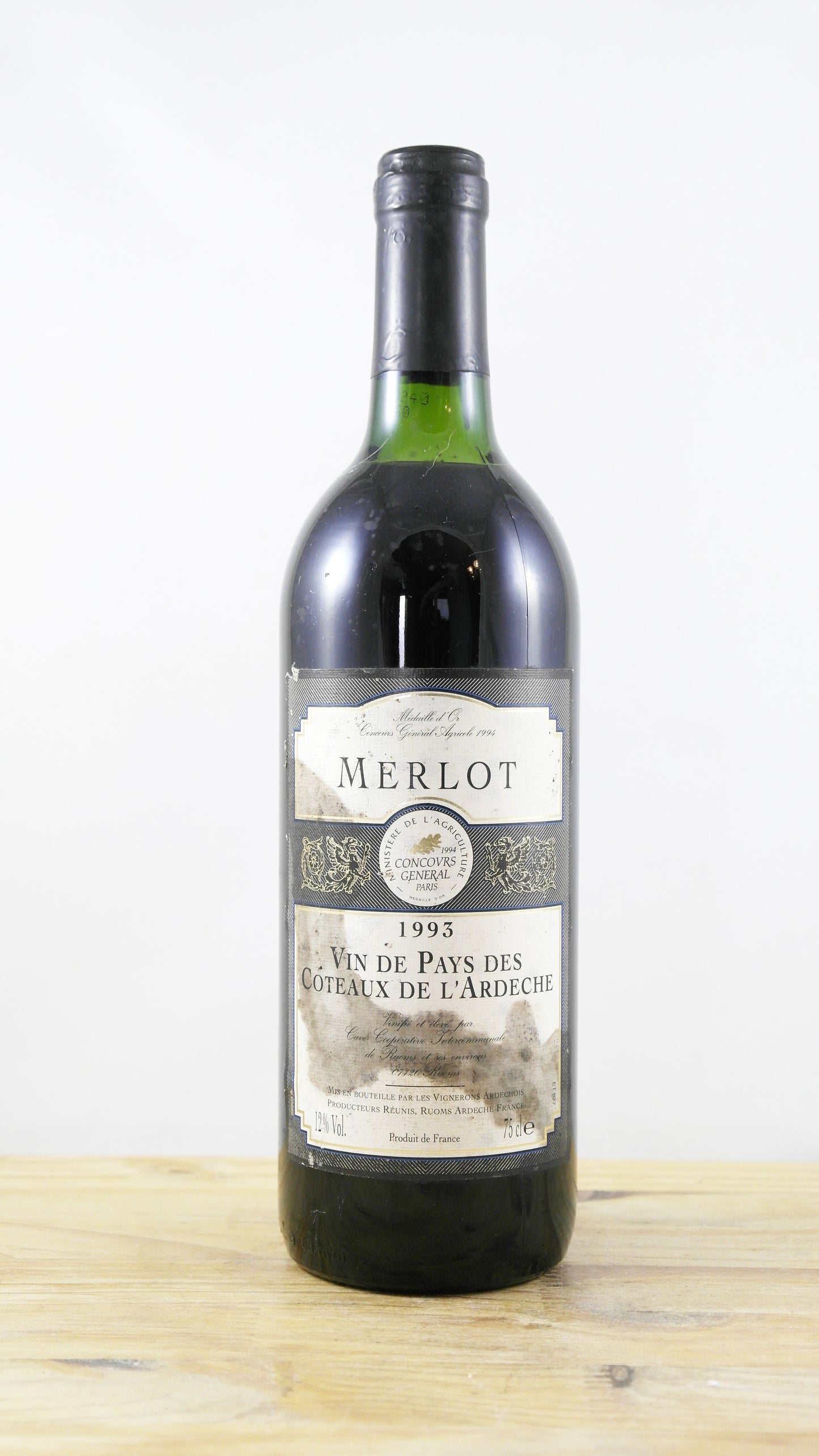 Vin de Pays des Coteaux de l'Ardèche les Vignerons Ardèchois 1993