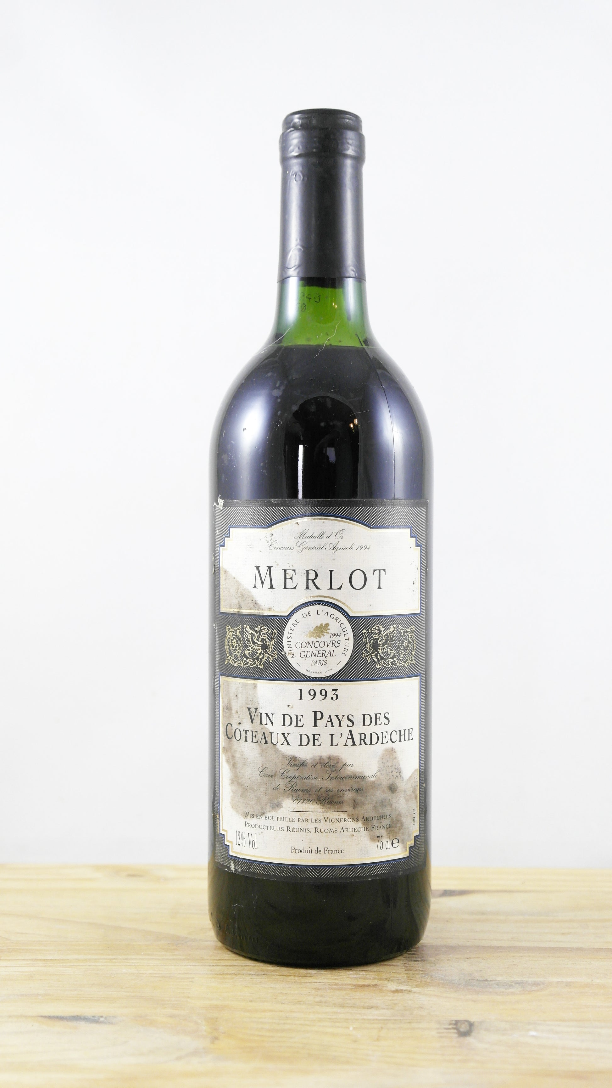 Vin de Pays des Coteaux de l'Ardèche les Vignerons Ardèchois 1993