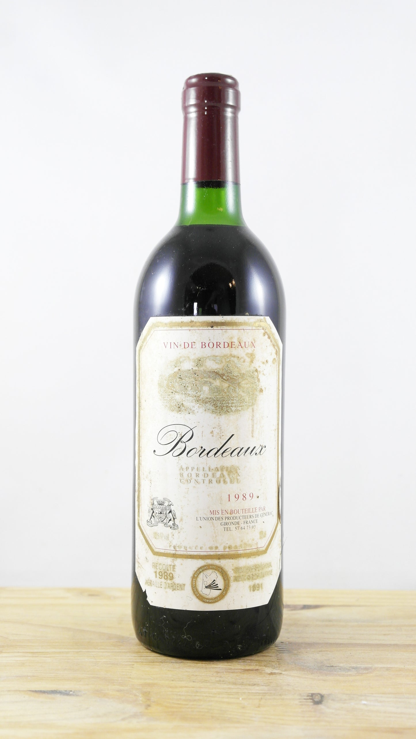 Bordeaux Union des Producteurs de Générac 1989