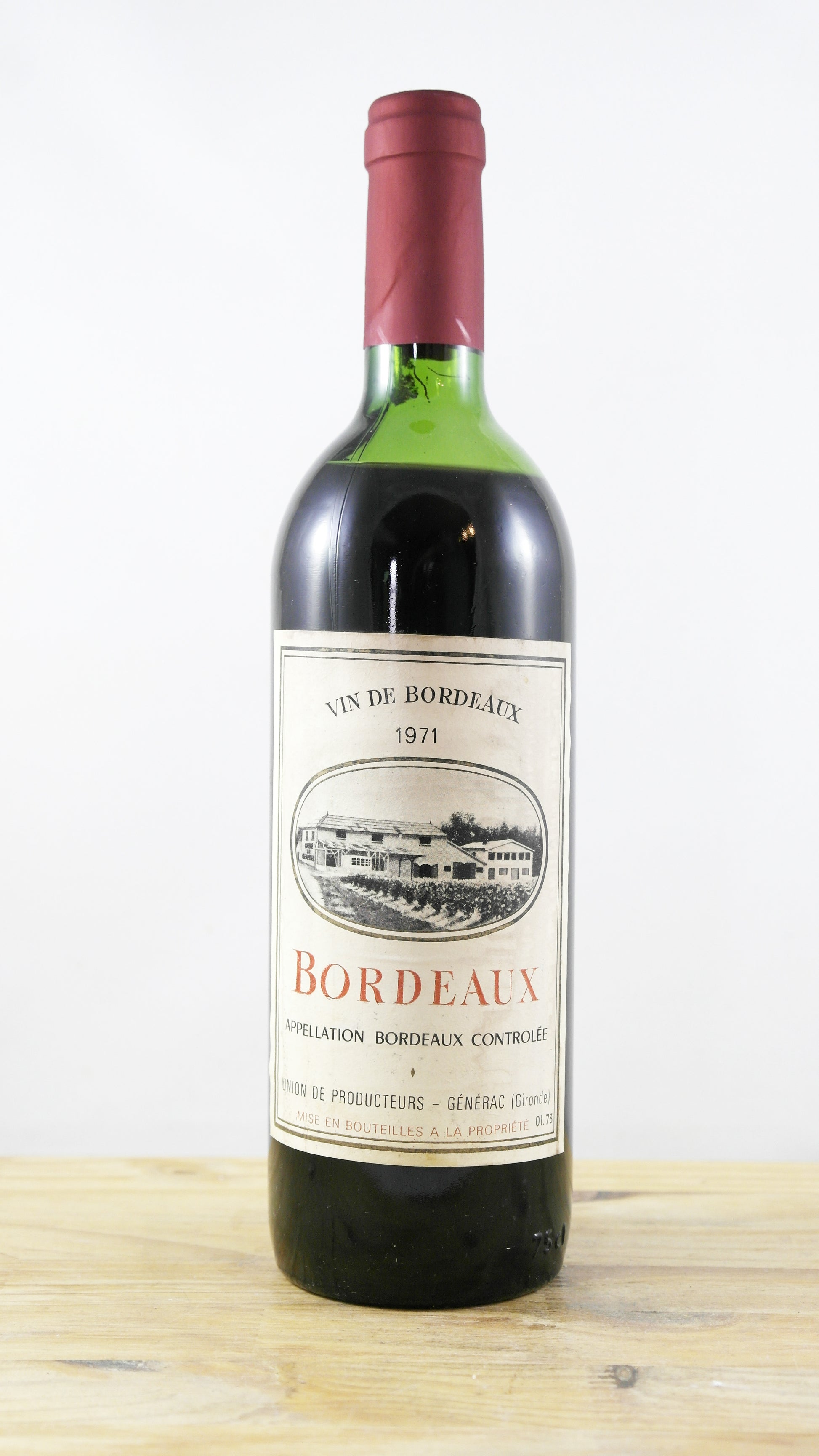 Bordeaux Union des Producteurs de Générac 1971 BE