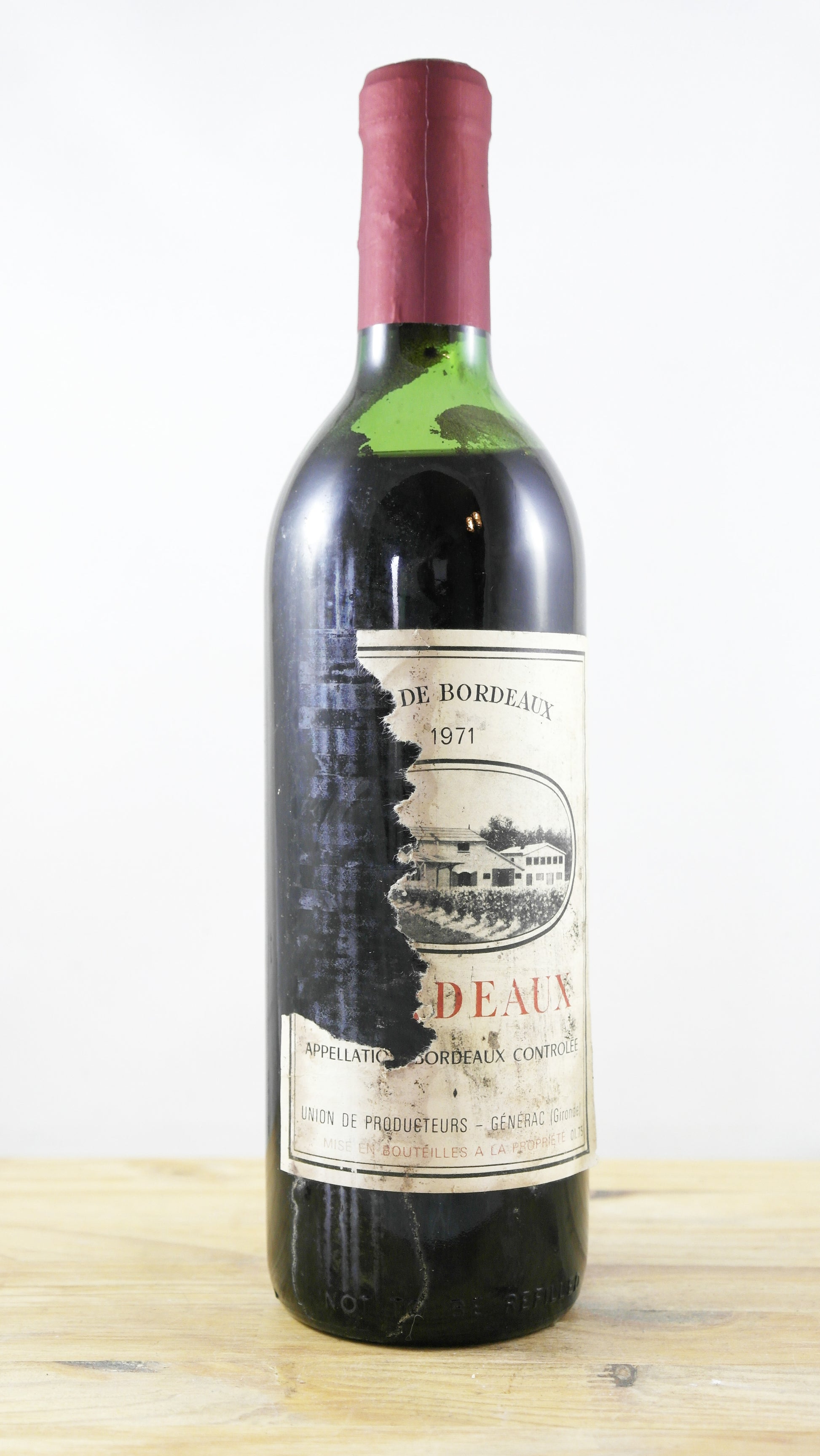 Bordeaux Union des Producteurs de Générac 1971 ETA