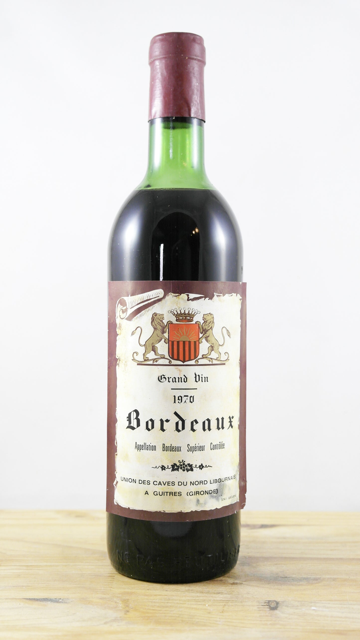 Bordeaux Union des Caves du Nord Libournais 1970