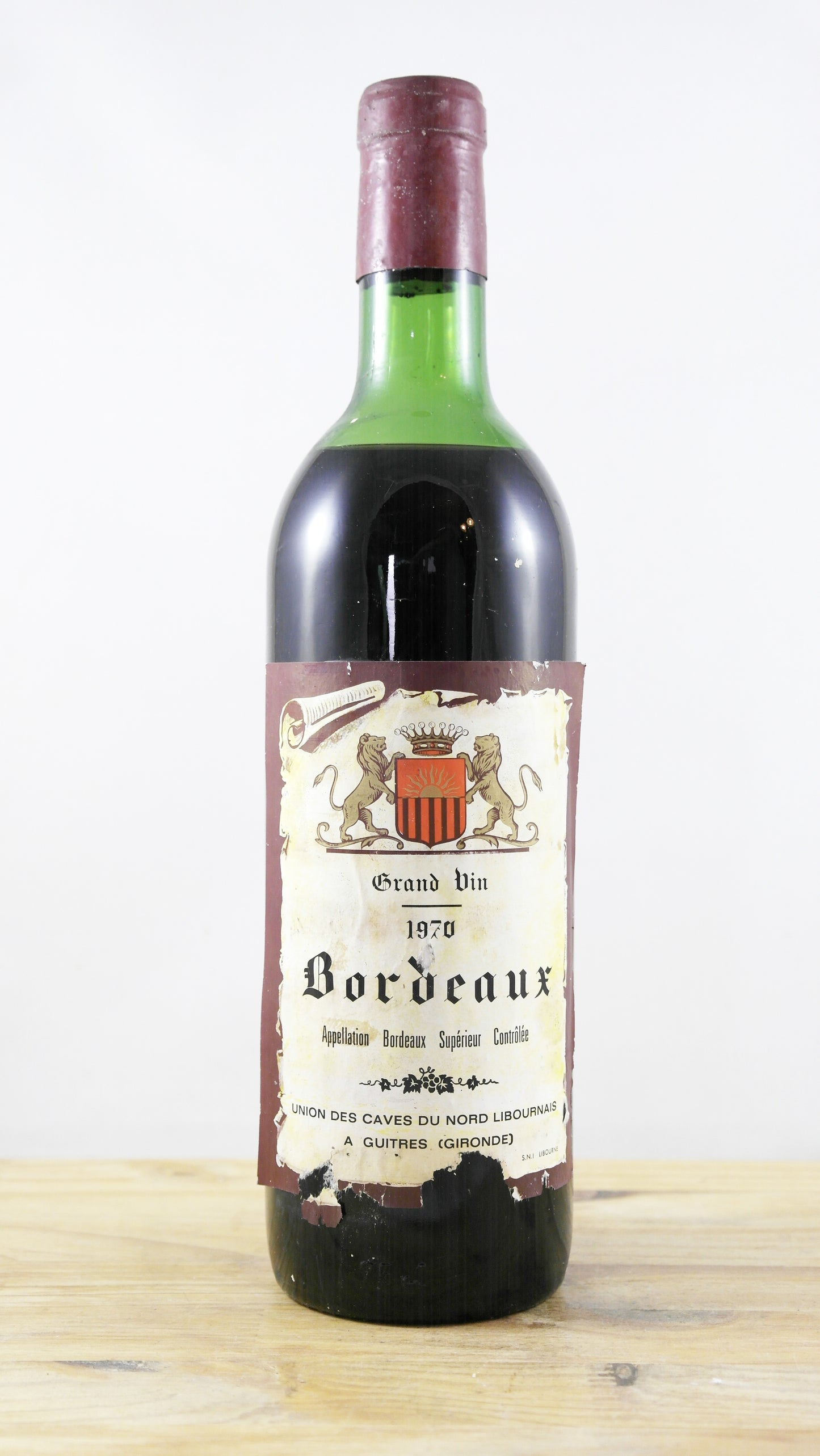 Bordeaux Union des Caves du Nord Libournais 1970 EA