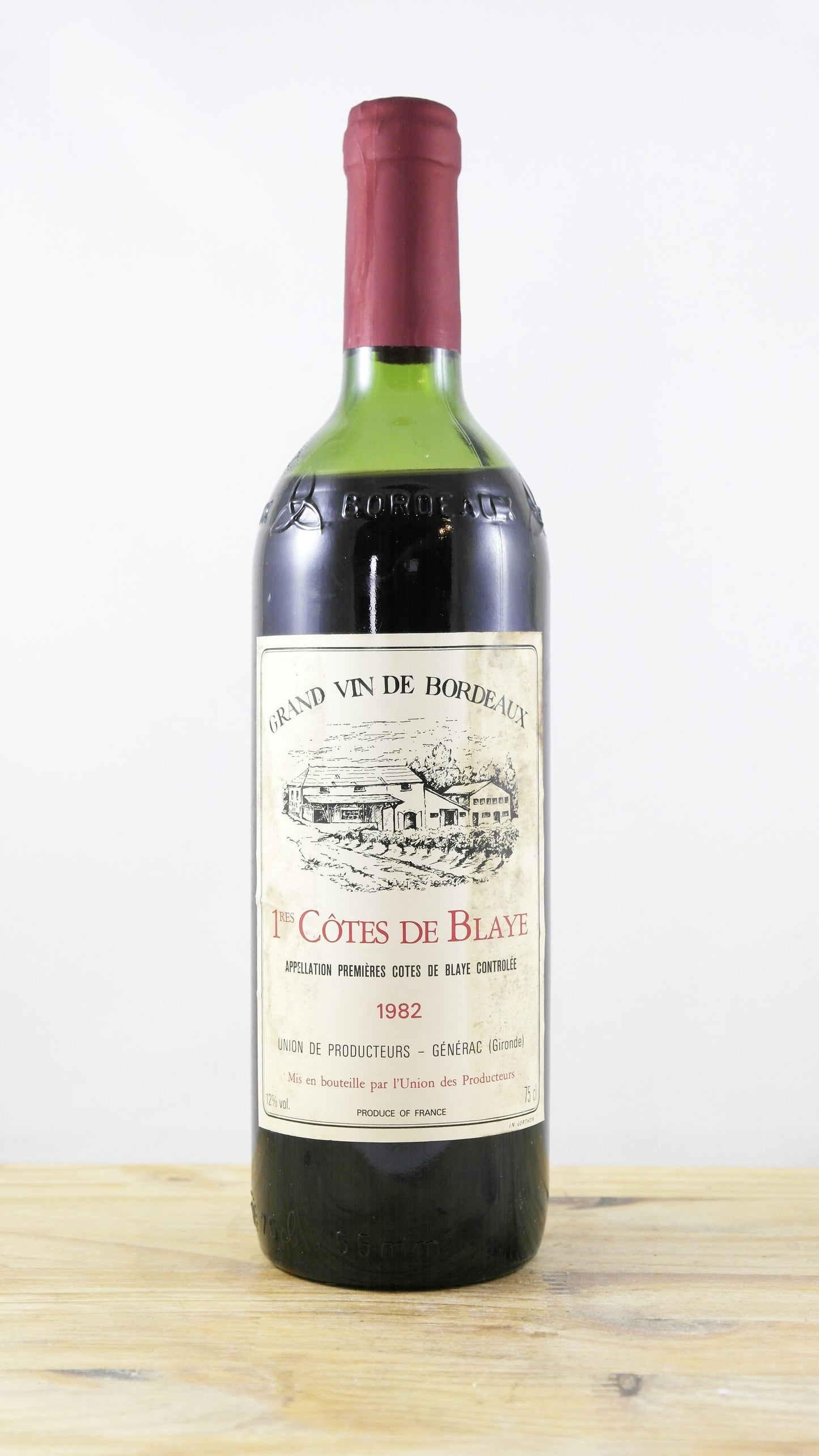 1ères Côtes de Blaye Union des producteurs Générac 1982 SC