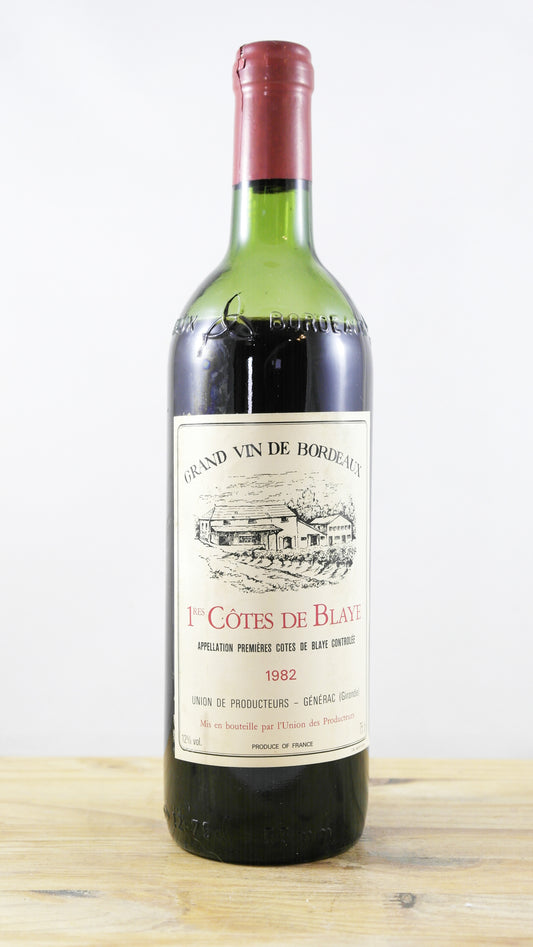 1ères Côtes de Blaye Union des producteurs Générac 1982 VI
