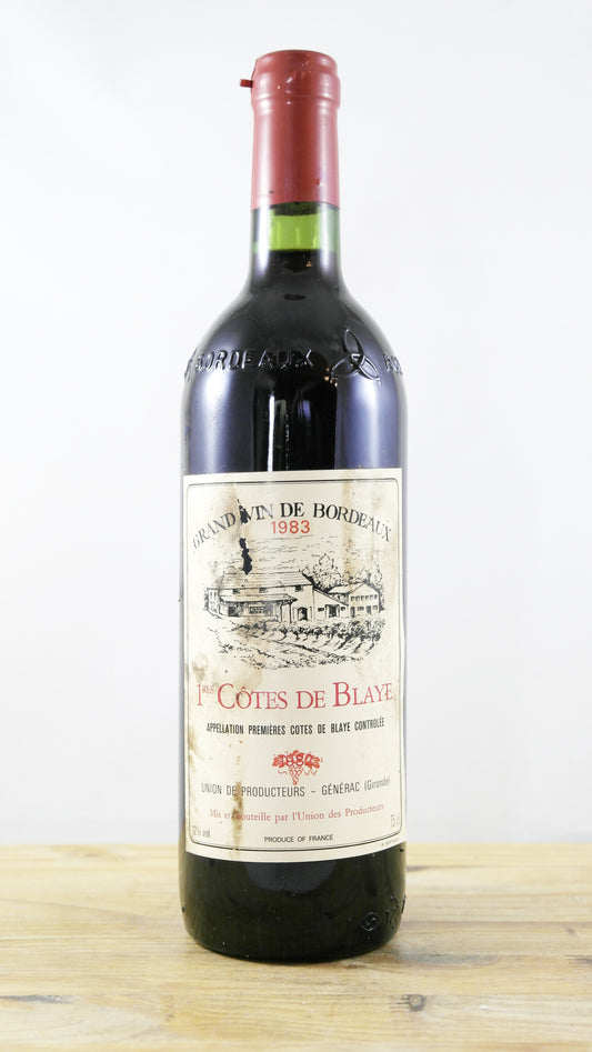 1ères Côtes de Blaye Union des producteurs Générac 1983 EA