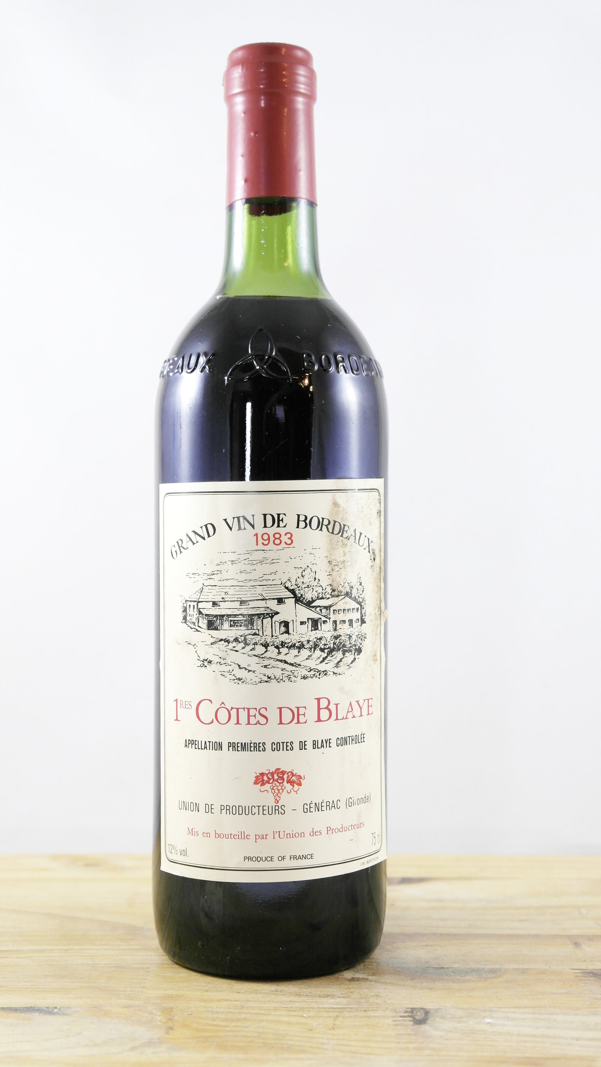 1ères Côtes de Blaye Union des producteurs Générac 1983 TLB