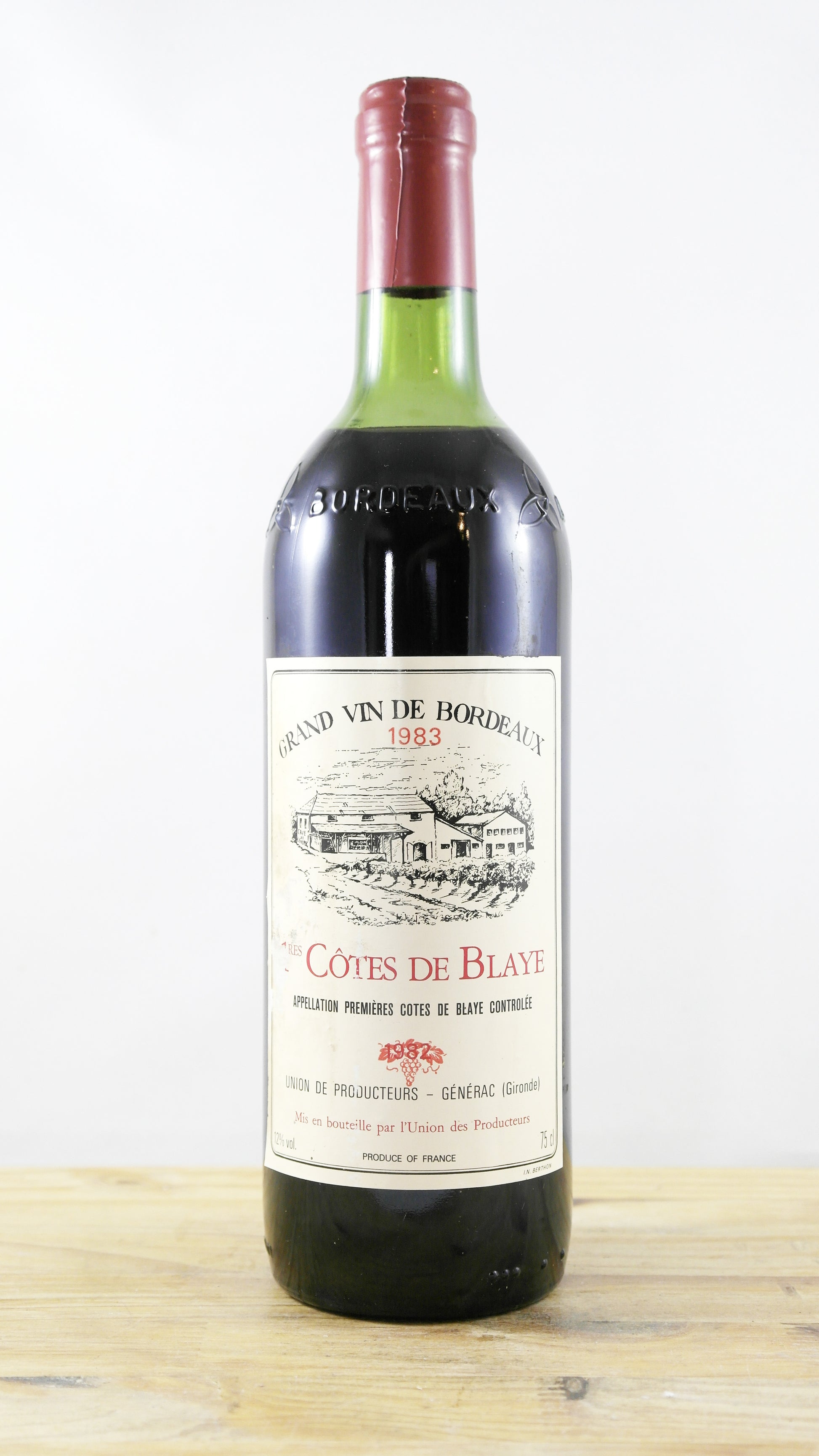 1ères Côtes de Blaye Union des producteurs Générac 1983 HE