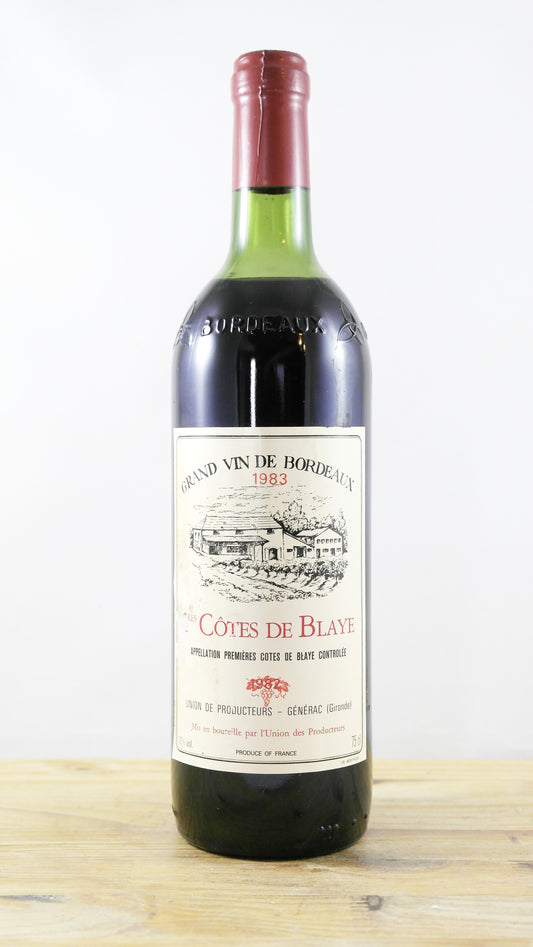 1ères Côtes de Blaye Union des producteurs Générac 1983 HE