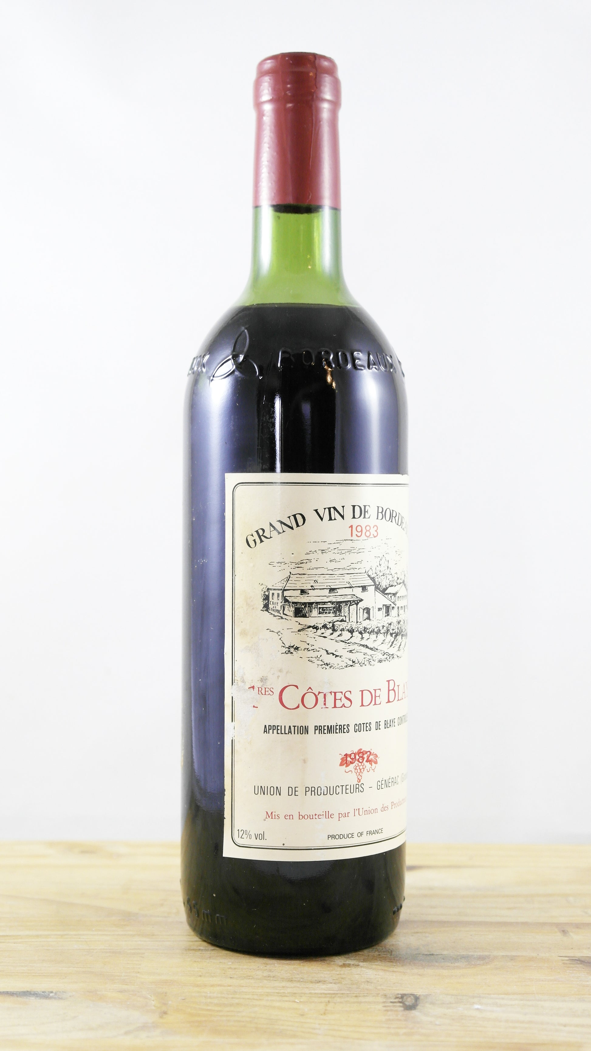 1ères Côtes de Blaye Union des producteurs Générac 1983 HE