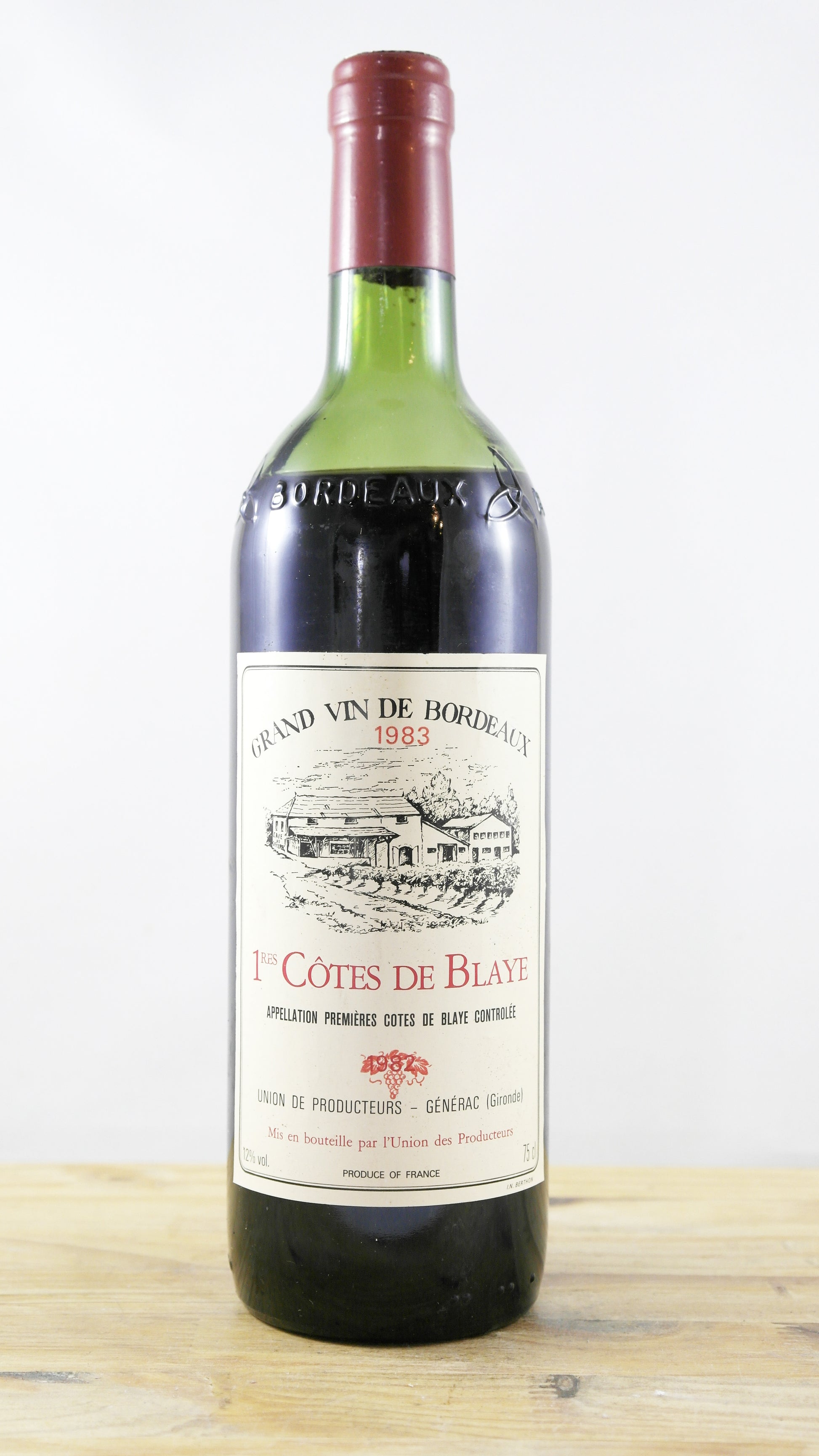 1ères Côtes de Blaye Union des producteurs Générac 1983 VI