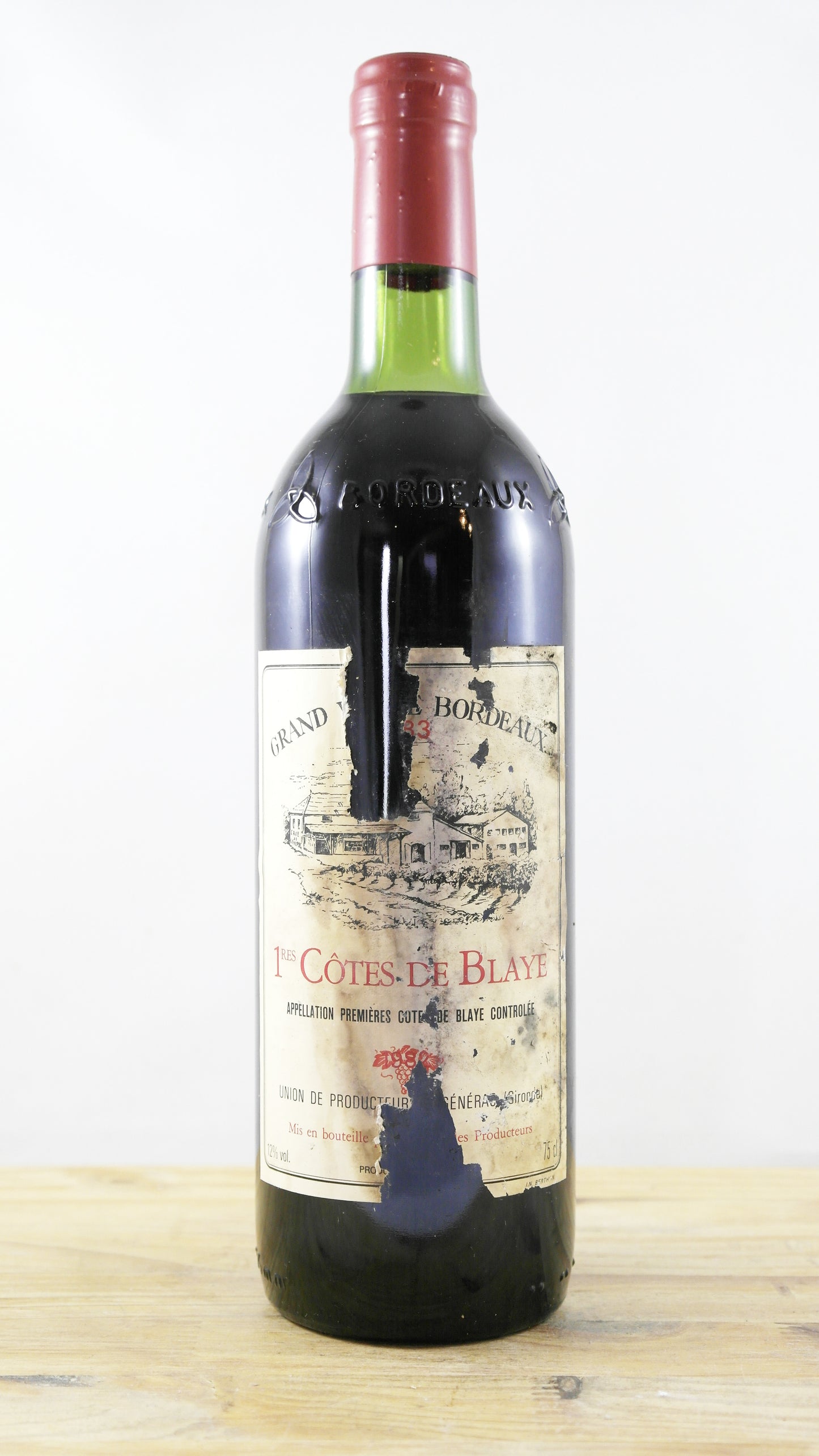 1ères Côtes de Blaye Union des producteurs Générac 1983