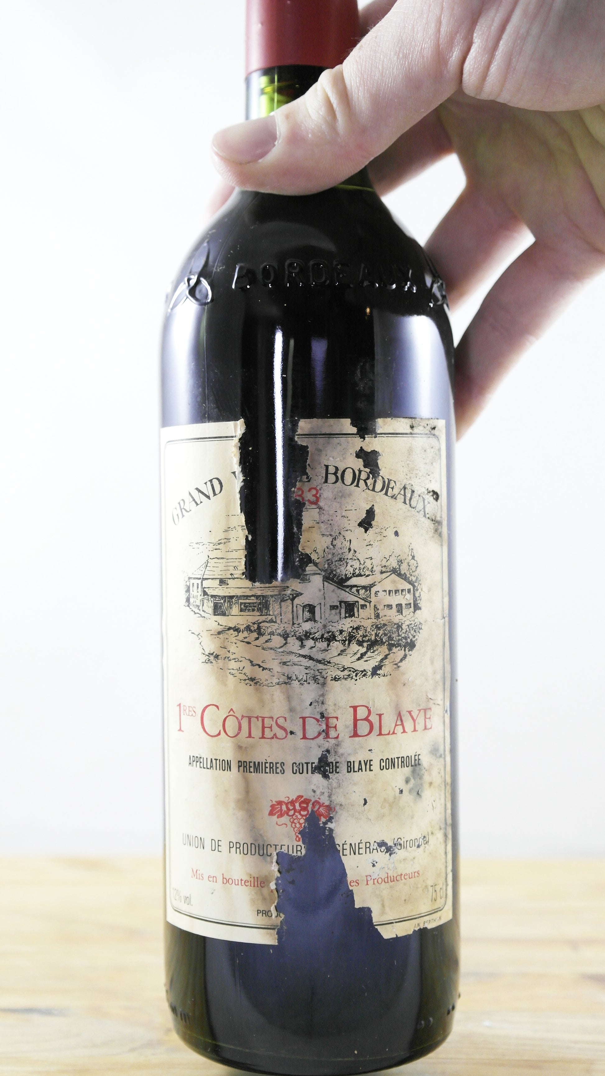 1ères Côtes de Blaye Union des producteurs Générac 1983