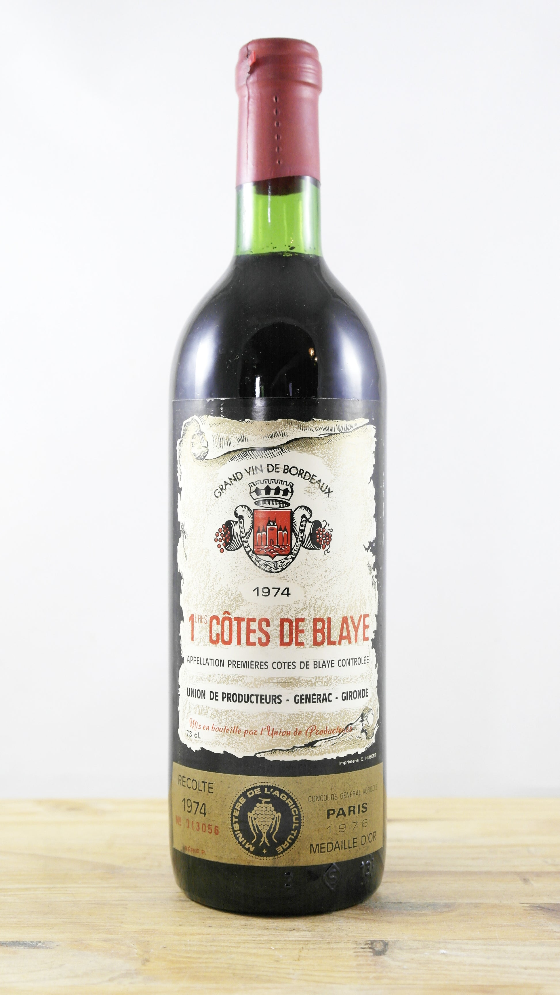 1ères Côtes de Blaye Union des producteurs Générac 1974