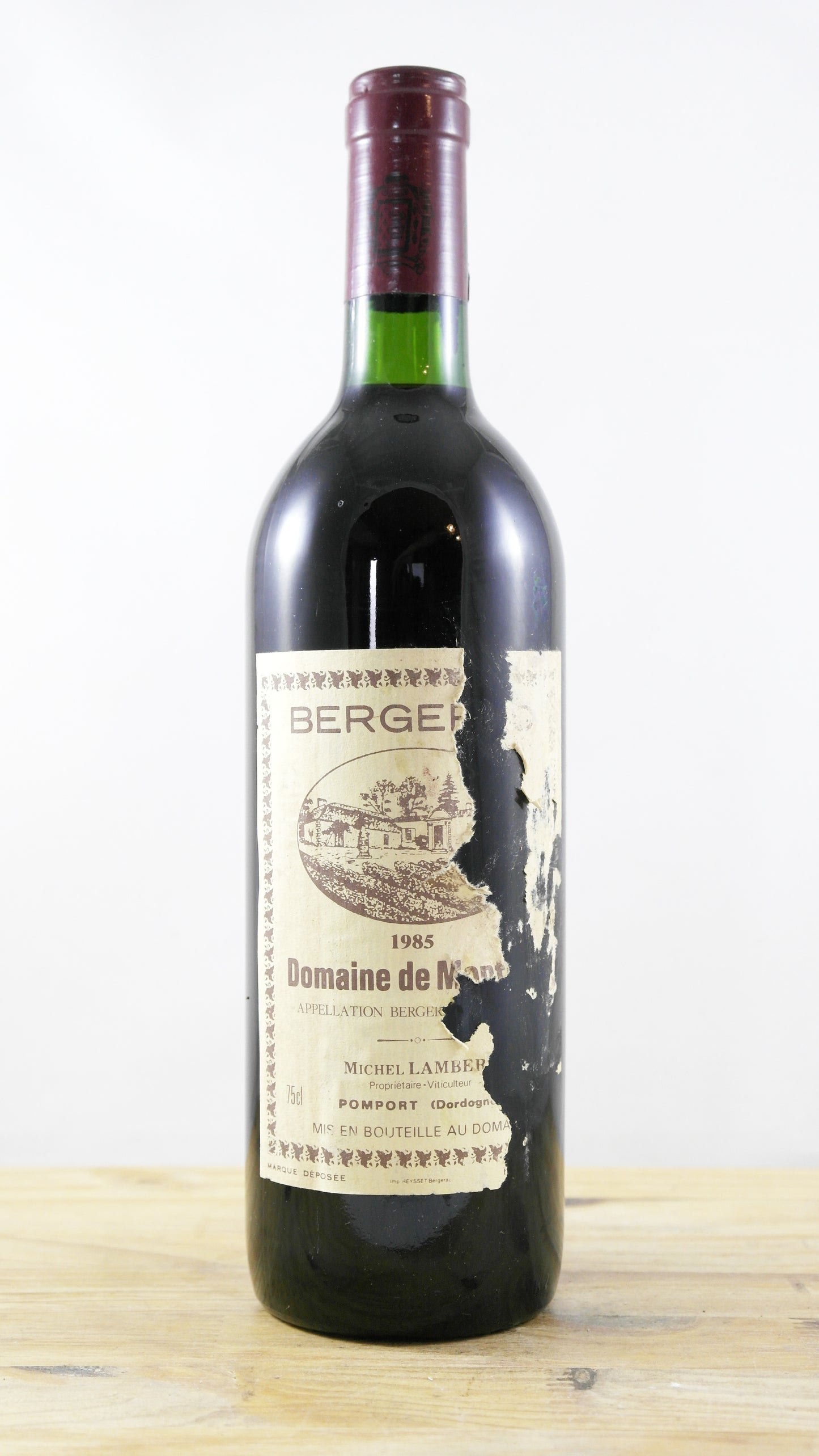 Bergerac Domaine de Montlong 1985 ETA