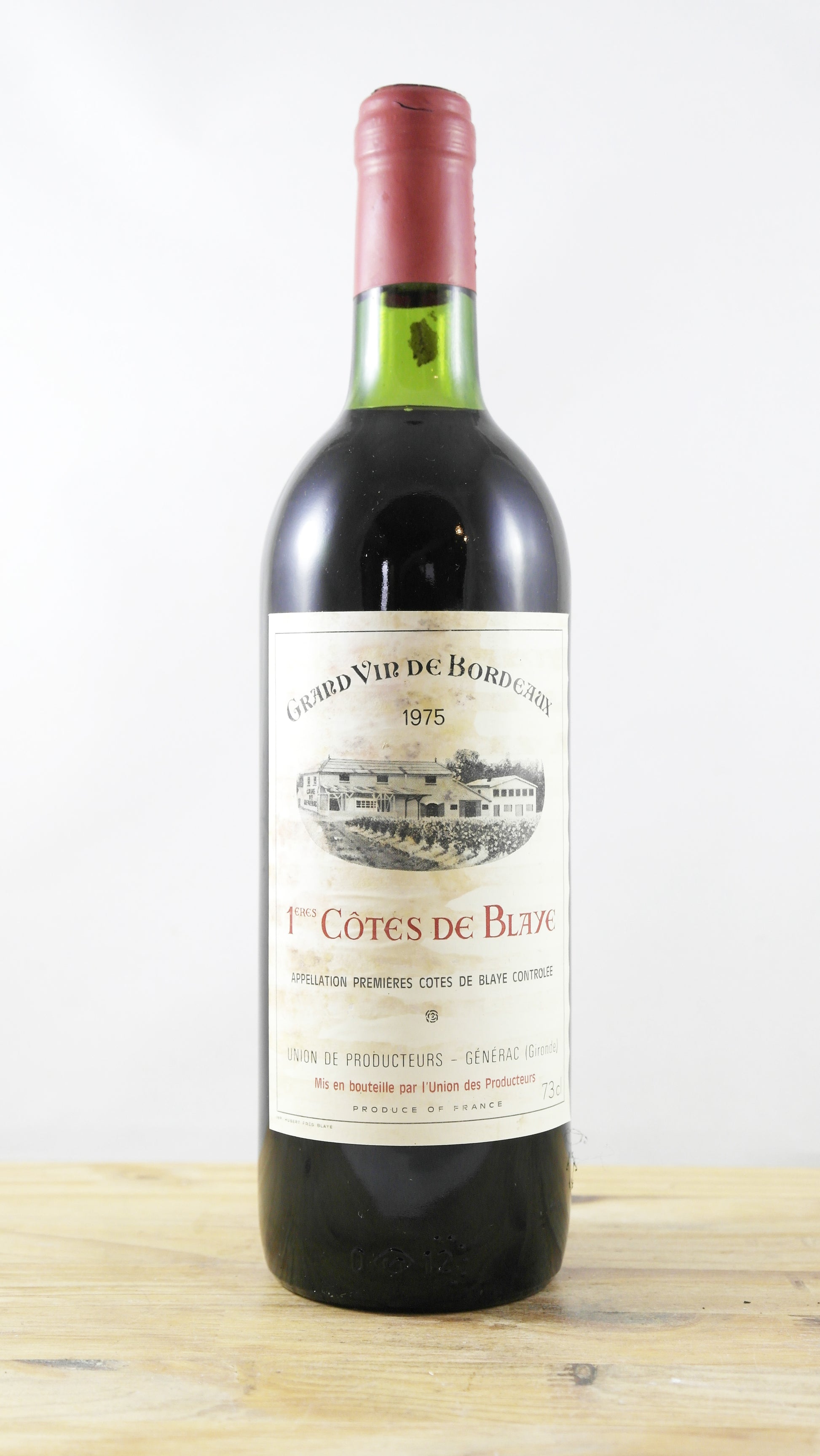 1ères Côtes de Blaye Union des producteurs Générac 1975 ELA