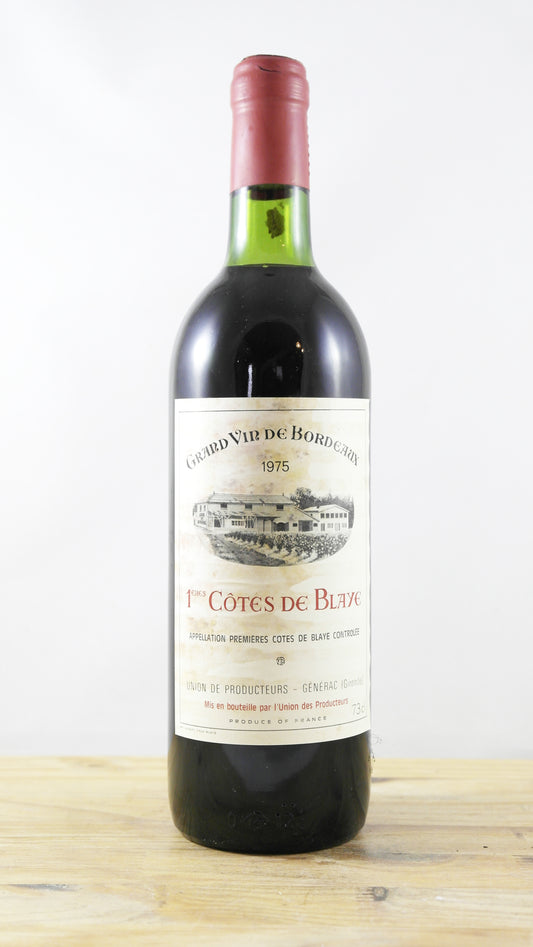 1ères Côtes de Blaye Union des producteurs Générac 1975 ELA