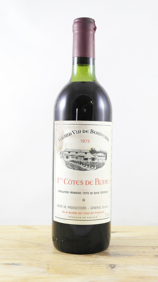 1ères Côtes de Blaye Union des producteurs Générac 1975 EA