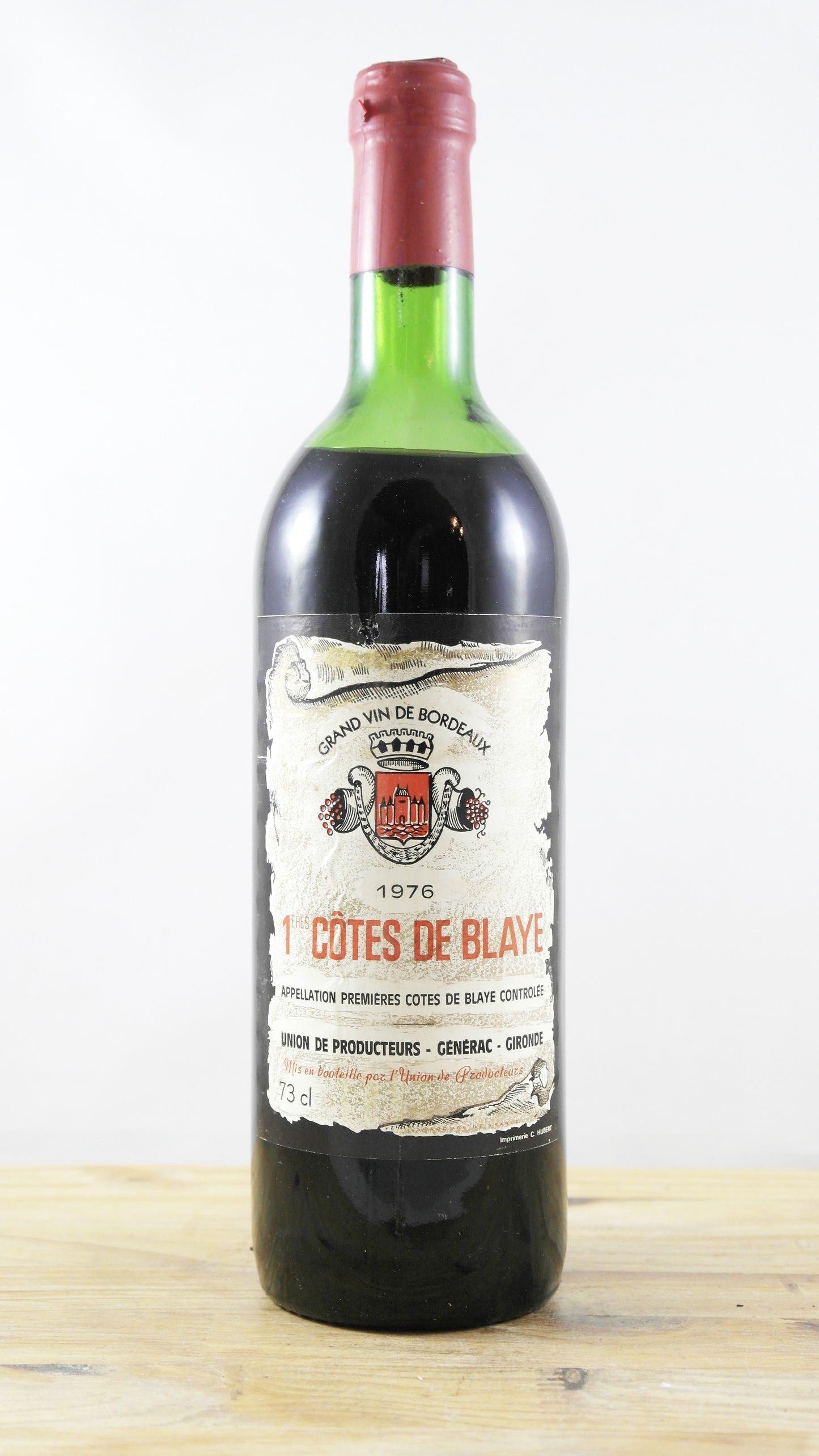 1ères Côtes de Blaye Union des producteurs Générac 1976 HE
