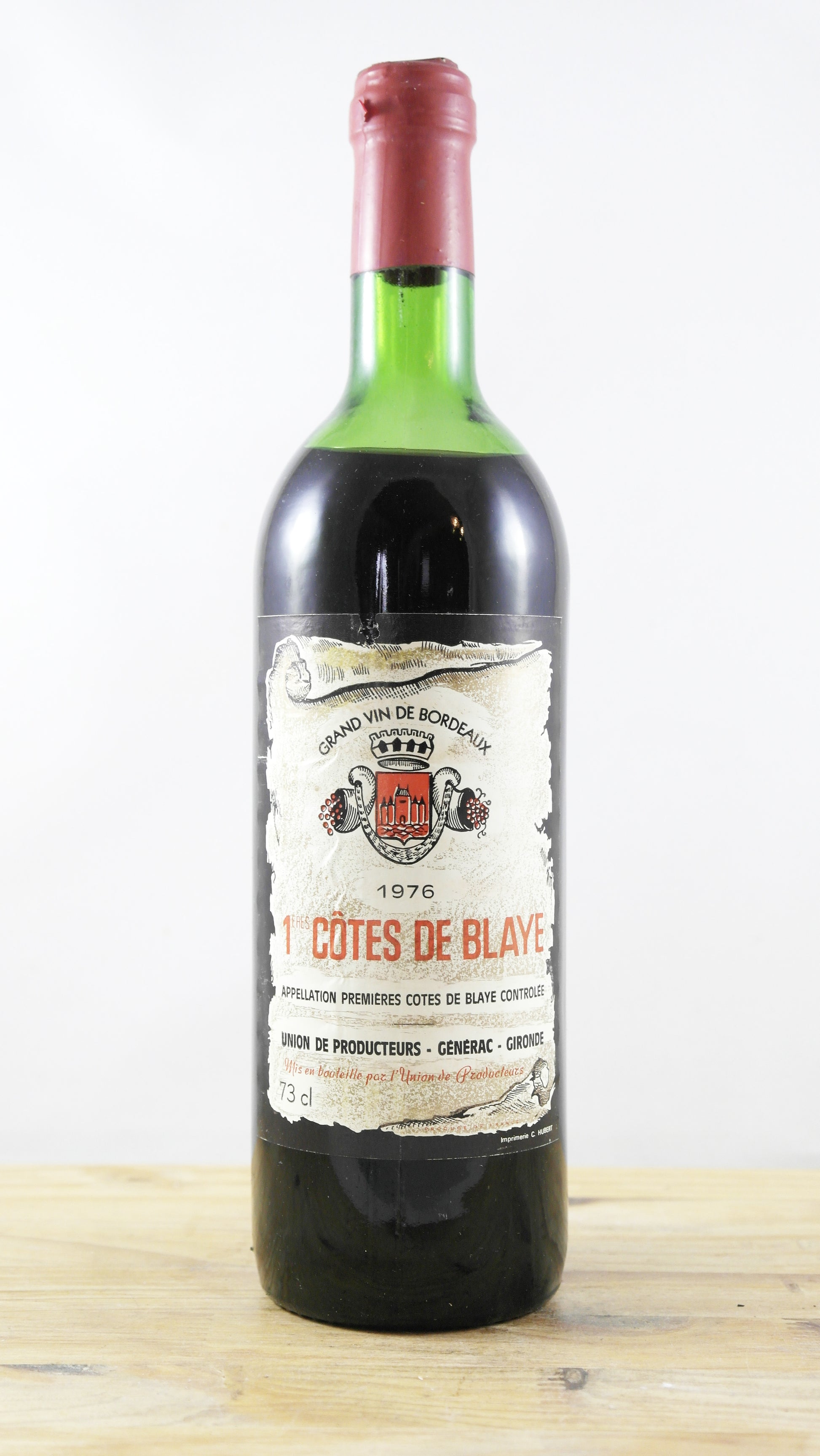 1ères Côtes de Blaye Union des producteurs Générac 1976 HE
